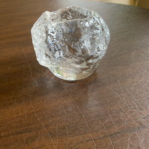 Kosta Boda snowball votive